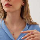 Oval Red Opal High Quality Sterling Silver Set